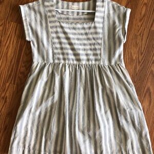 Altar'd State Blue and White Striped Mini Dress